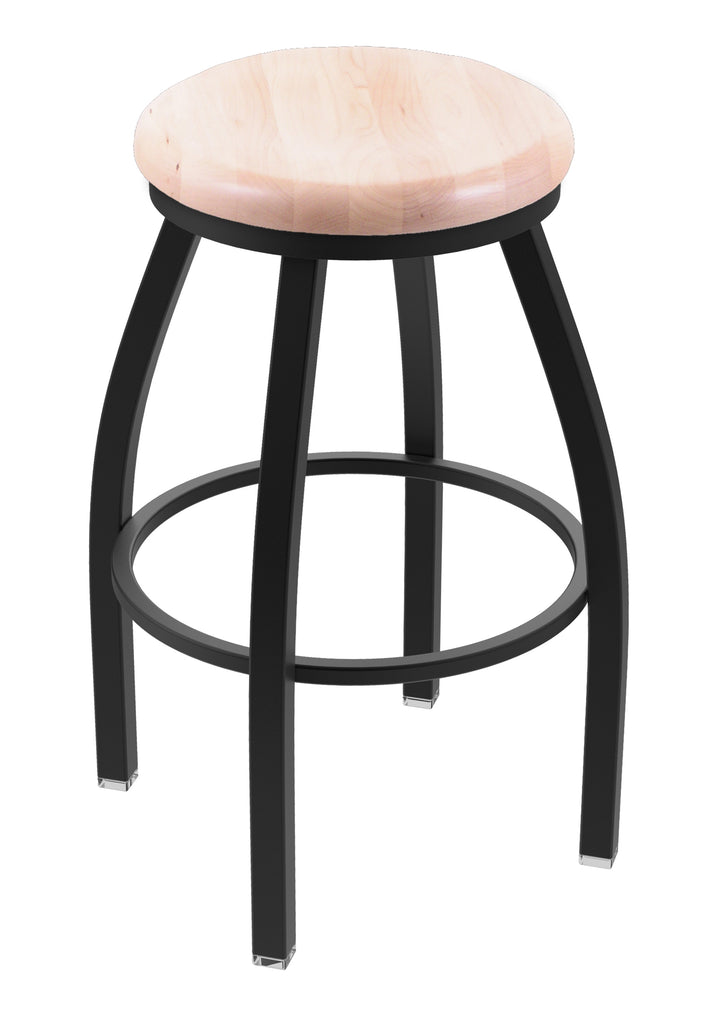 802 Misha Swivel Bar Stool Natural Maple