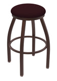 802 Misha Swivel Bar Stool Canter Bordeaux