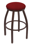 802 Misha Swivel Bar Stool Graph Ruby