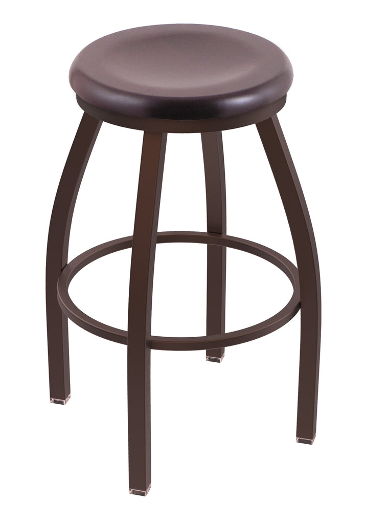 802 Misha Swivel Bar Stool Dark Cherry Maple