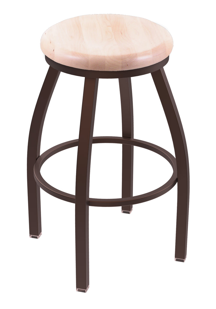 802 Misha Swivel Bar Stool Natural Maple