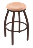 802 Misha Swivel Bar Stool Natural Oak