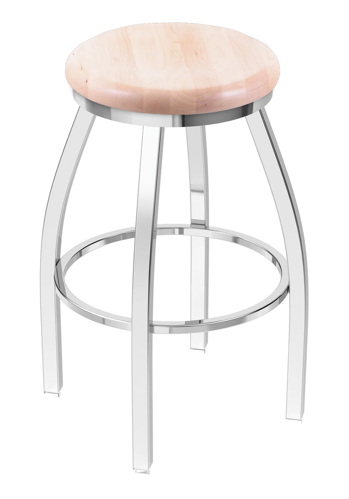 802 Misha Swivel Bar Stool Natural Maple