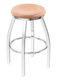 802 Misha Swivel Bar Stool Natural Oak