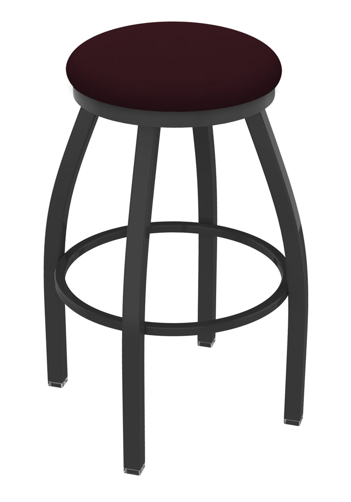 802 Misha Swivel Bar Stool Canter Bordeaux