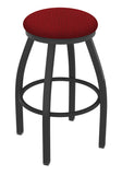802 Misha Swivel Bar Stool Graph Ruby