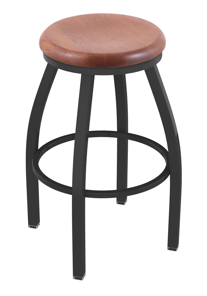 802 Misha Swivel Bar Stool Medium Oak