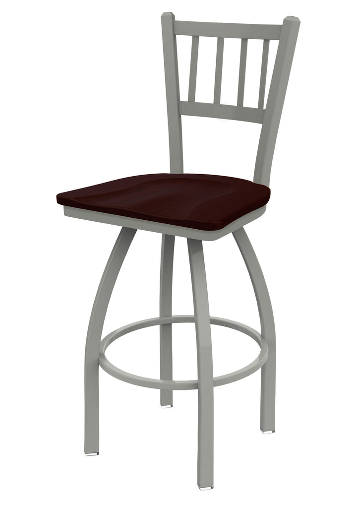 810 Contessa Swivel Stool Dark Cherry Oak