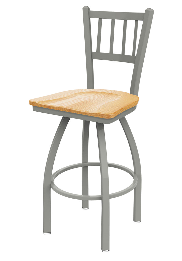 810 Contessa Swivel Stool Natural Oak