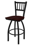 810 Contessa Swivel Stool Dark Cherry Oak