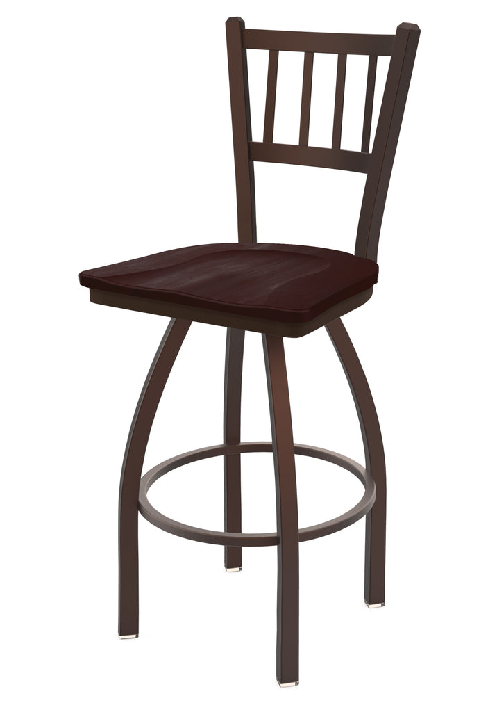 810 Contessa Swivel Stool Dark Cherry Maple