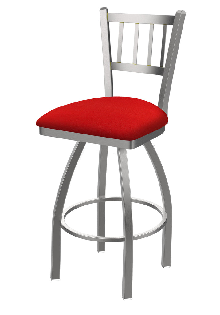 810 Contessa Swivel Stool Canter Red