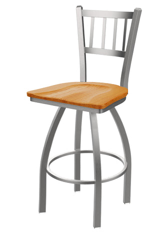 810 Contessa Swivel Stool Medium Oak