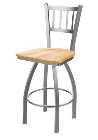 810 Contessa Swivel Stool Natural Maple