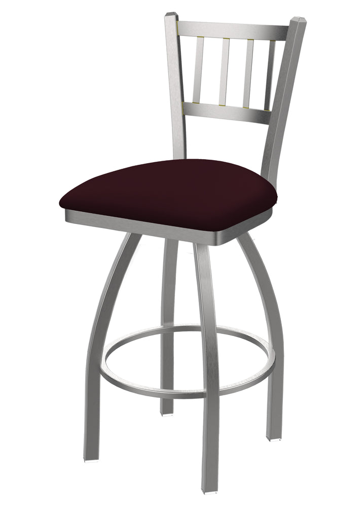 810 Contessa Swivel Stool Canter Bordeaux