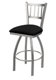 810 Contessa Swivel Stool Black Vinyl