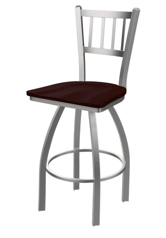 810 Contessa Swivel Stool Dark Cherry Oak