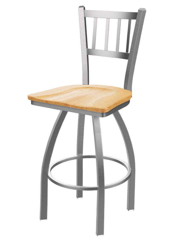 810 Contessa Swivel Stool Natural Oak