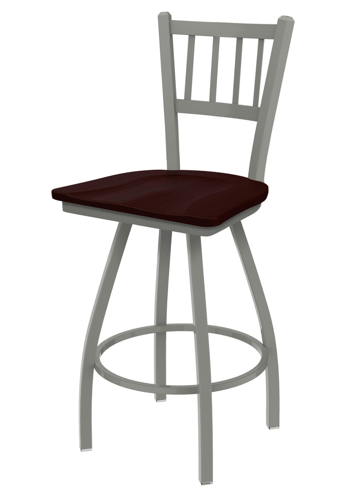 810 Contessa Swivel Stool Dark Cherry Oak