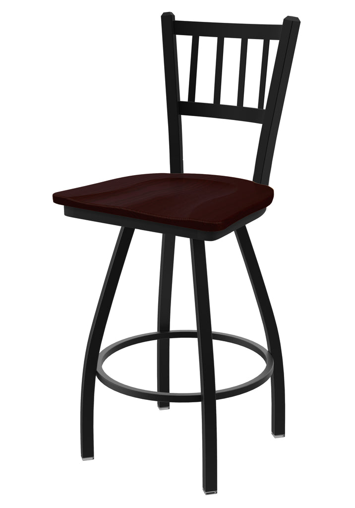 810 Contessa Swivel Stool Dark Cherry Oak