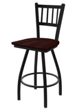 810 Contessa Swivel Stool Dark Cherry Oak