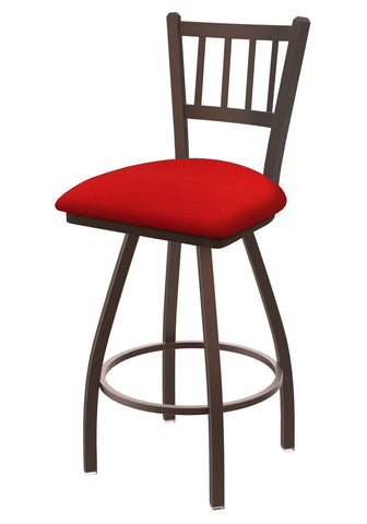 810 Contessa Swivel Stool Canter Red