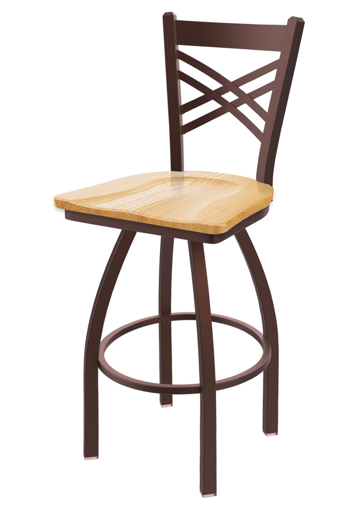 820 Catalina Swivel Stool Natural Oak