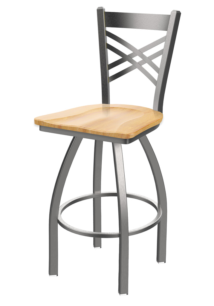 820 Catalina Swivel Stool Natural Maple