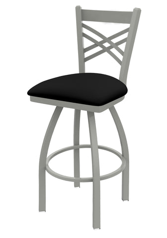 820 Catalina Swivel Stool Black Vinyl