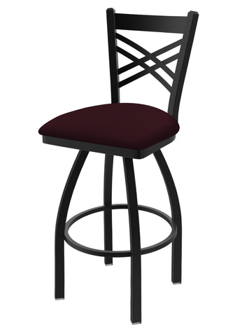 820 Catalina Swivel Stool Canter Bordeaux