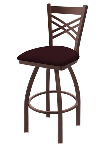 820 Catalina Swivel Stool Canter Bordeaux