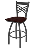 820 Catalina Swivel Stool Dark Cherry Oak