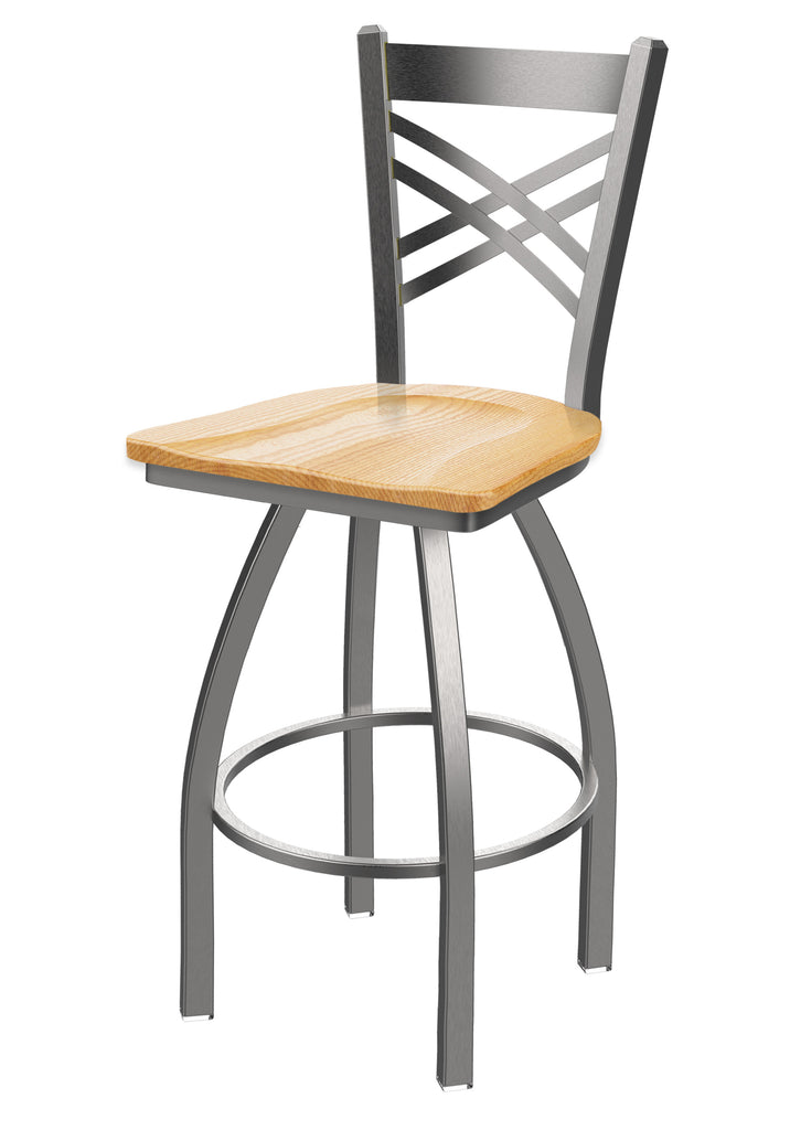 820 Catalina Swivel Stool Natural Oak