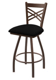 820 Catalina Swivel Stool Black Vinyl