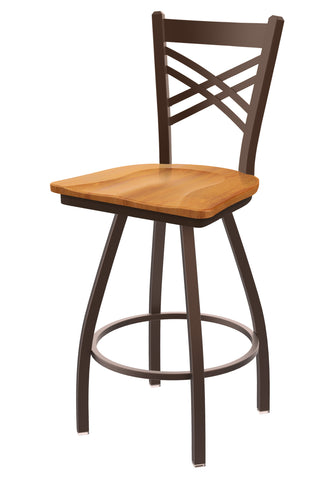 820 Catalina Swivel Stool Medium Maple