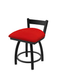 821 Catalina Low Back Swivel Vanity Stool Canter Red