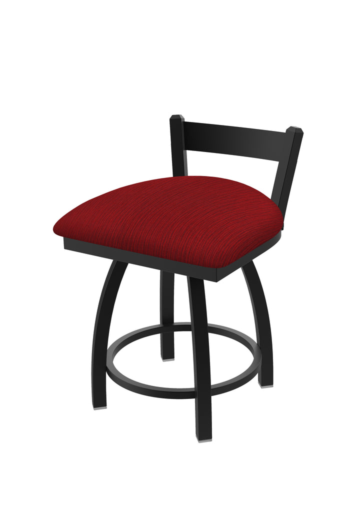 821 Catalina Low Back Swivel Vanity Stool Graph Ruby