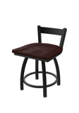 821 Catalina Low Back Swivel Vanity Stool Dark Cherry Maple