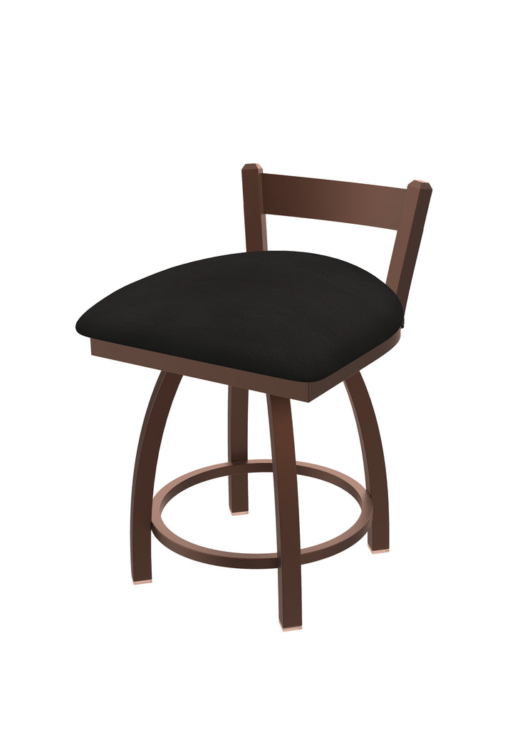 821 Catalina Low Back Swivel Vanity Stool Canter Espresso