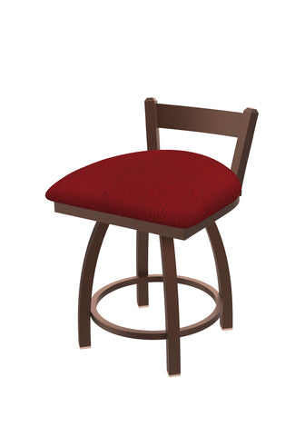 821 Catalina Low Back Swivel Vanity Stool Graph Ruby