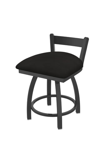 821 Catalina Low Back Swivel Vanity Stool Canter Espresso