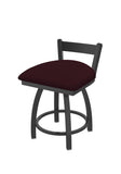 821 Catalina Low Back Swivel Vanity Stool Canter Bordeaux