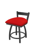 821 Catalina Low Back Swivel Vanity Stool Canter Red