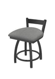 821 Catalina Low Back Swivel Vanity Stool Graph Alpine