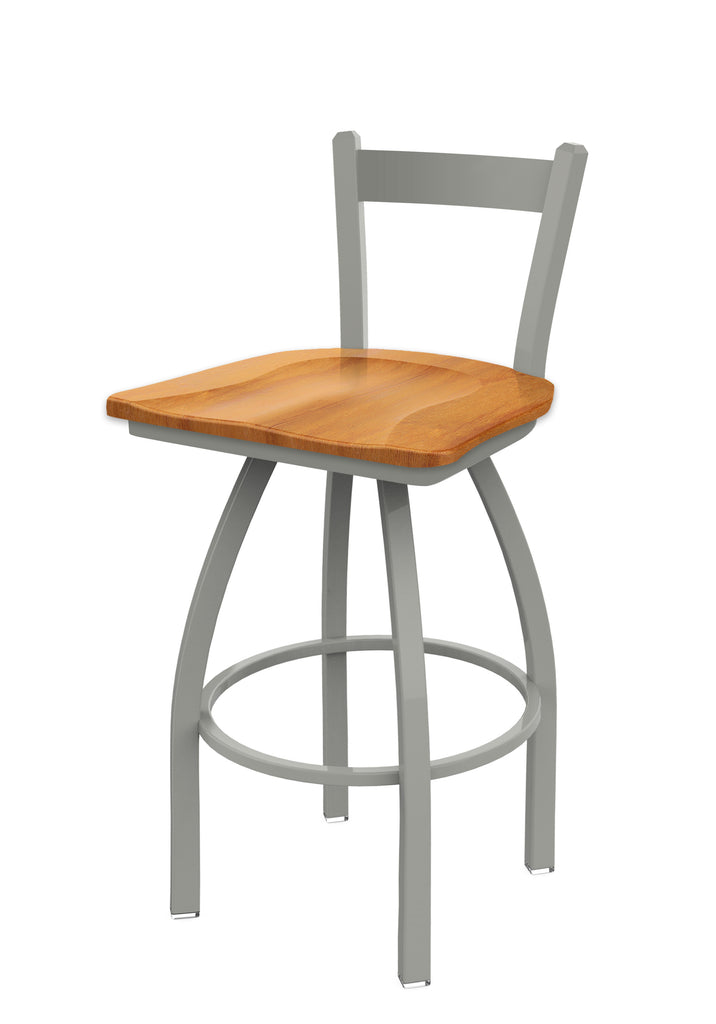 821 Catalina Low Back Swivel Stool Medium Maple