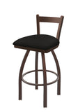 821 Catalina Low Back Swivel Stool Canter Espresso