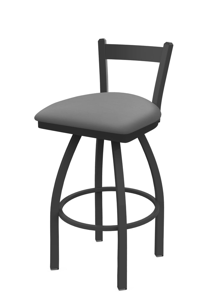 821 Catalina Low Back Swivel Stool Canter Folkstone Grey