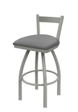 821 Catalina Low Back Swivel Stool Canter Folkstone Grey