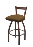 821 Catalina Low Back Swivel Stool Canter Saddle