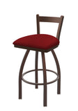 821 Catalina Low Back Swivel Stool Graph Ruby